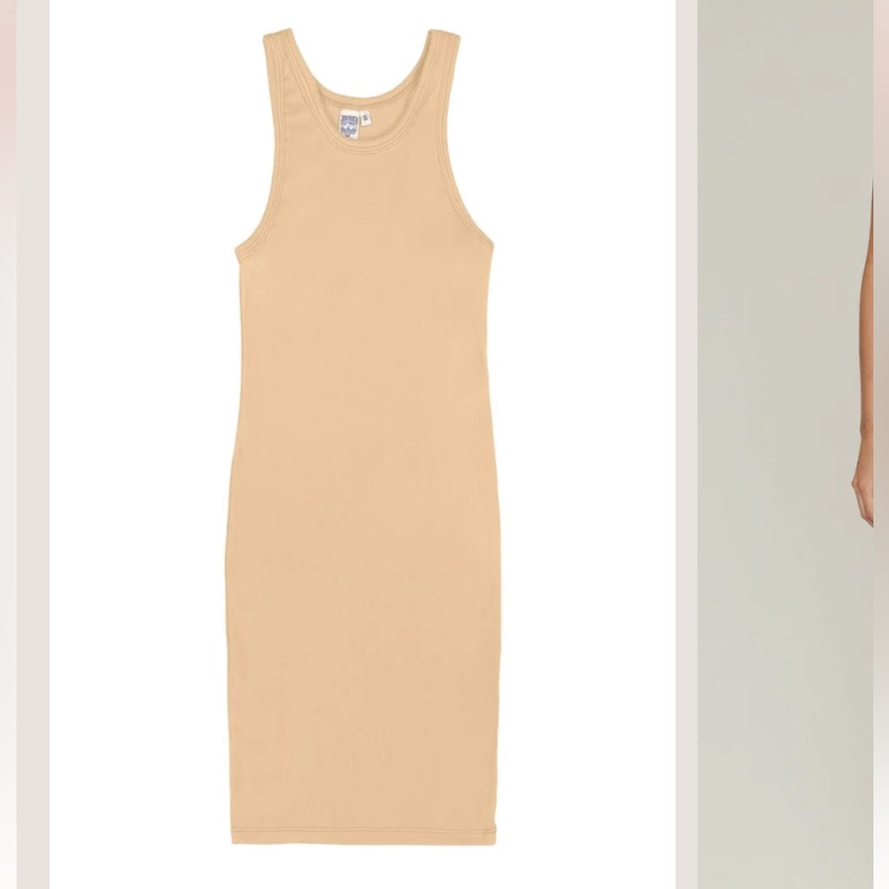 Jungmaven Beige Tank Midi Dress